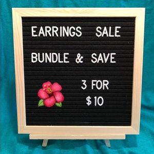 🌺 3 for $10 Earrings Sale! 🌺